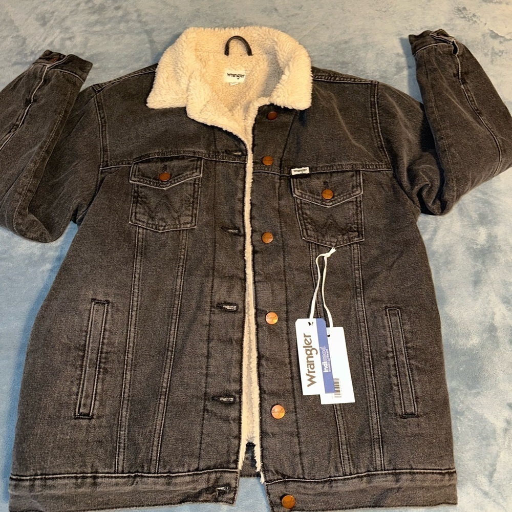 Wrangler indigood DENIM DYE Sherpa Jacket - Picture 12 of 15
